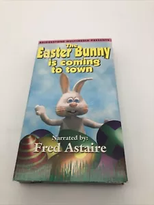 The Easter Bunny Is Coming to Town Narrated by Fred Astaire VHS Rare Slip Sleeve - Picture 1 of 3