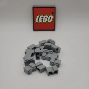 LEGO 1 x 2 Brick w Groove LIGHT BLUISH GRAY (x20) 4216 NEW PARTS LOT - Picture 1 of 3