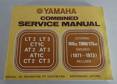 Manual De Taller Yamaha LT 2 / LT 3 / CT 1C / AT 2 / AT 3, Etc. 100cc - 175cc - Imagen 1 de 4