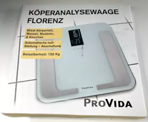 Provida Körperanalyse Waage Florenz bis 150 KG Körperfettanteil Muskeln NEU - Bild 1 von 3