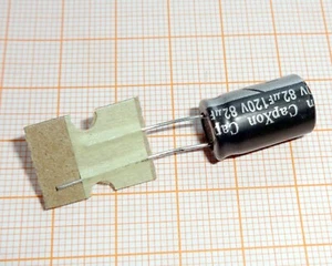 Elko Kondensator 82uF 120V FG 130°C 10x16mm ... 4x - Picture 1 of 1