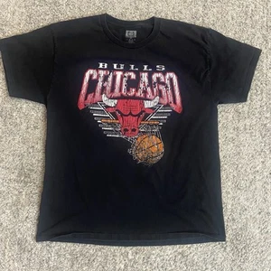 Camiseta Chicago Bulls Hombre Grande Negra Ultra Juego NBA Manga Corta - Imagen 1 de 6