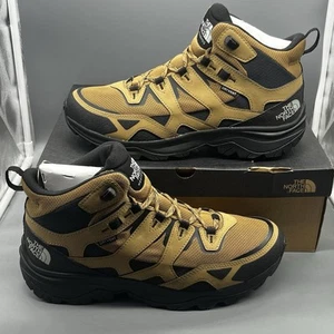 THE NORTH FACE Hedgehog 3 Mid WP Hombres 12 Trail Senderismo Zapatos Marrón Negro PROBADO - Imagen 1 de 16