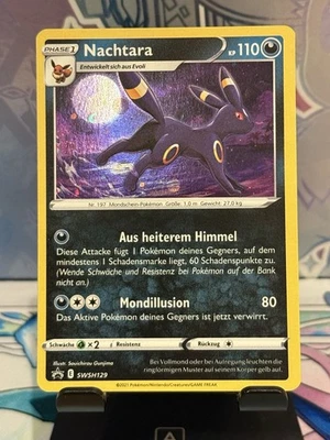 Nachtara (SWSH 129) – Pokémon – SWSH Black Star Promos – Deutsch - Swirl - Bild 1 von 4