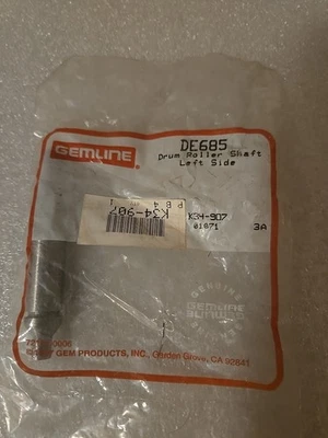 DE685 GEMLINE EJE DE RODILLO DE TAMBOR LADO IZQUIERDO K34-907 Foto 1 de 3