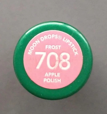 New Revlon Moon Drops Frost Lipstick APPLE POLISH 708 Very Rare Discontinued - Image 1 of 3