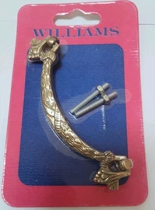 4x Williams Solid Brass Ornate Cabinet Handles 100mm – Vintage Style – New - Bild 1 von 4