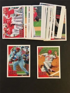2010 Topps Cincinnati Reds Team Set Series 1 2 Update 32 Cards - Picture 1 of 1