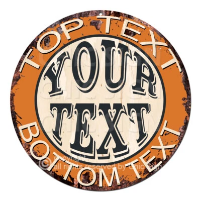 CP-0155 CUALQUIER NOMBRE Personalizado Texto Metal Letrero Hombre Cueva Decoración Idea de Regalo Foto 1 de 2