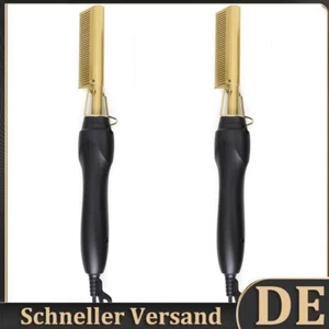 Haarglätter, Glätteisen, Nass- und Trockengebrauch, Bürstenkamm, heiße Heizung,  - Bild 1 von 18