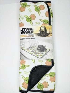 Star Wars Mandalorian Baby Yoda Küche Geschirr Trockenmatten Grogu 2er Set Disney - Bild 1 von 1