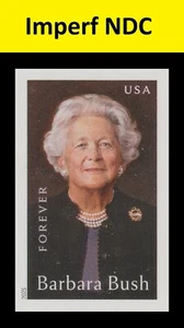US 6022a Barbara Bush imperf NDC single MNH 2025 - Picture 1 of 1