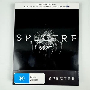 Spectre 007 (Blu-ray 2015) Steelbook Daniel Craig Christoph Waltz Ralph Fiennes - Picture 1 of 3