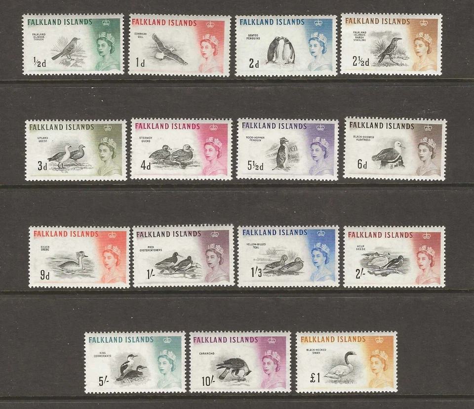 Falkland Islands 1960 birds MNH  (b070) - Image 1 of 1