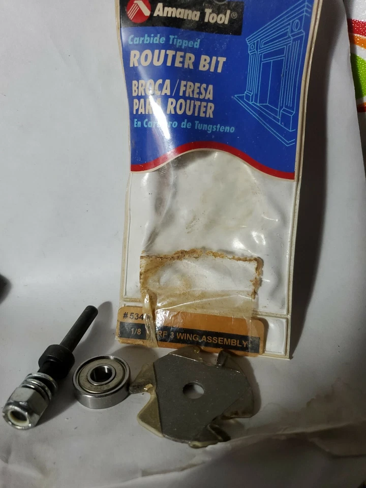 Amana Tool - 53406 Slotting Cutter Assembly 3 Wing -7/8 Dia /8 /4"...