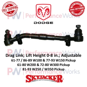 Skyjacker lien de traînée réglable 0-8" pour Dodge W350 W300 W250 W200 W150 W100 4x4 - Photo 1/12