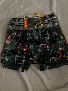 Bioworld Transformers NWT 10/12 Large Boys Athletic Boxer Briefs - Picture 1 of 2