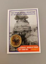 1999 SOTHEBYS Barry Halper Collection #8 "Baseball WORLD TOUR Of 1888-89" Card