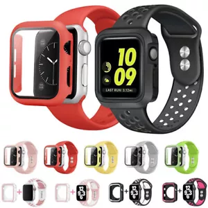 Uhrenband Armband + Etui Abdeckung Displayschutzfolie für Apple Watch Ultra2 9 8 7 6 5 SE - Bild 1 von 28