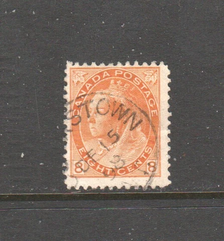 CANADA #82 8 CENT NUMERAL  USED Cover