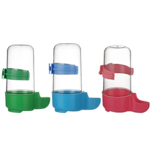 Jaula dispensadora de loros suministros de riego de alimentación para bebedor de aves de 3 piezas - Imagen 1 de 12