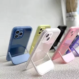 Stylish Shockproof Case with Back Stand for iPhone 15 14 13 12 11 8 7 X XR XS SE - Picture 1 of 5