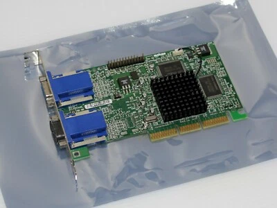 Matrox Millenium G450 DUAL HEAD, 16MB, 64 BIT, AGP 2x/4x, G45-MDHA16D/OE6 WORKIN - Image 1 of 4