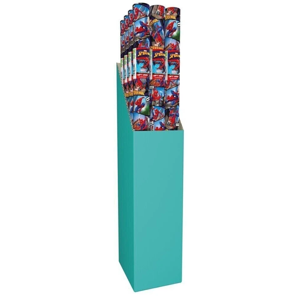 Spiderman Roll Wrap Gift Wrapping Paper 2m X 69cms Buy 2 Get 1