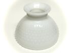 hobnail milk glass lamp shade - Vintage White Milk Glass Hobnail Hurricane Oil Lamp Shade ~ 7 7/8