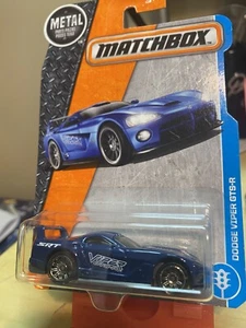 2017 Matchbox Dodge Viper GTS-R #27 Blue - Picture 1 of 7