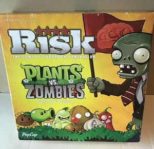 RISK Plants VS Zombies Collector's Edition Board Game PopCap **Incomplete** - Picture 1 of 11