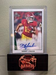 Drake London WR - #2/35 Auto - Leaf RC 2021 - Bild 1 von 3