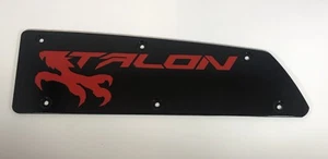 Honda Talon 1000 dash plate red lettering - Bild 1 von 3