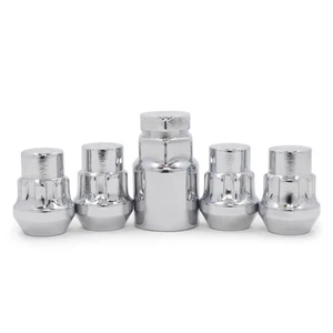 12x1.5 Locking Lug Nuts 1.26" Long Closed End Bulge Acorn Seat 4 Pcs Wheel Lo... - Picture 1 of 6