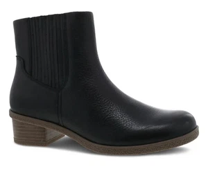 DANSKO Daisie Waterproof Damen Chelsea Stiefeletten SCHWARZ Leder Gr. 38 NEU - Bild 1 von 11