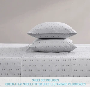 NIP Tommy Bahama Kew Palms Cotton Sheet Set - Queen - Picture 1 of 7
