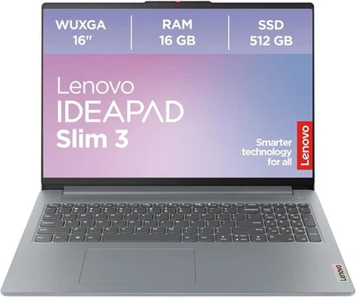 Lenovo IdeaPad Slim 3 16ABR8 - AMD Ryzen 5 7430U - Win 11 Home - Radeon G #EG631 - Bild 1 von 4