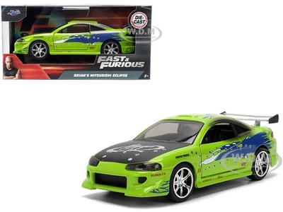 BRIAN'S MITSUBISHI ECLIPSE (VERSIÓN DAÑADA) COCHE RÁPIDO Y FURIOSO 1/32 DE JADA 36356 Foto 1 de 4