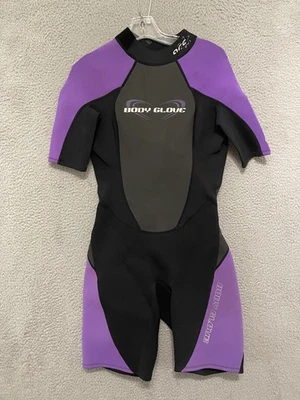 Body Glove Womens Wetsuit Size 13 / 14 Purple Black Back Zip  Short Sleeve Adult - Image 1 of 3
