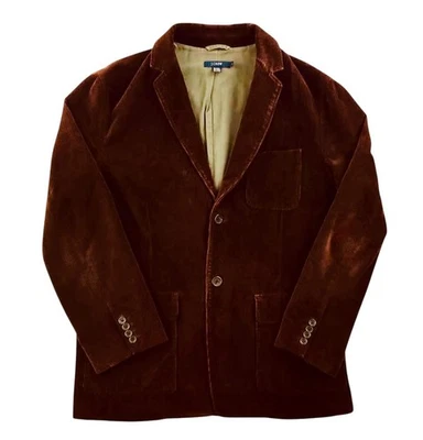Chaqueta Blazer J Crew Pana Para Hombre Talla M Marrón 100% Algodón Academia Preppy Y2K Foto 1 de 4