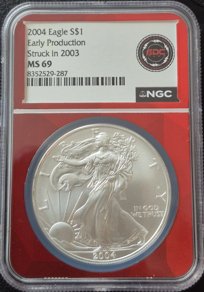 シルバーアメリカンイーグル 2004年 未流通 シルバーアメリカンイーグル 2004年 未流通 シルバーアメリカン