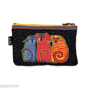 LAUREL BURCH Dog Tales-B Puppy Cosmetic Pencil Organizer Makeup Bag NEW 2014 - Picture 1 of 2