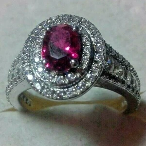 ruby and Diamond simulant, Beautiful, B. New. size 4 - Picture 1 of 2