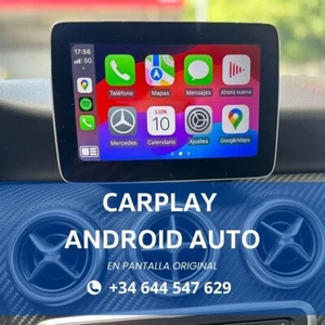 MERCEDES ANDROID AUTO APPLE CARPLAY ACTIVACIÓN EN PANTALLA ORIGINAL - Imagen 1 de 22