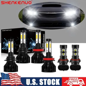 For Subaru Impreza 2008-11 Combo H11 9005 9145 LED Headlight Fog Light 6x Bulbs - Picture 1 of 12