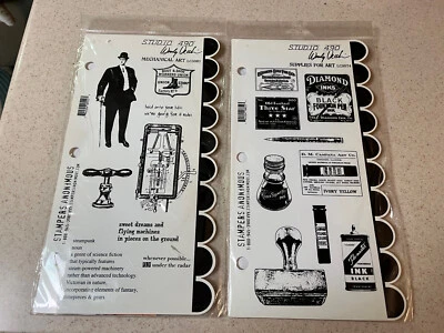 STUDIO 490 Wendy Veah STAMPERS Lote de 2 Juegos Suministros para Arte y Arte Mecánico Foto 1 de 4