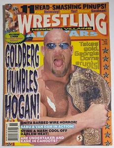 Wrestling All Stars Heroes & Villain's Goldberg Hulk Hogan November 1998 wwf wcw - Picture 1 of 6