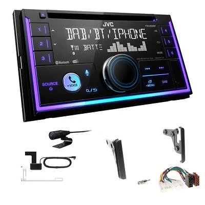 JVC KW-DB95BT Autoradio Bluetooth DAB+ für Toyota MR 2 III 1999-2003 schwarz - Bild 1 von 4