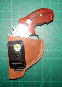 Bianchi 6 LH 10377 Suede IWB Holster S&W 3" K L Frame 10 19 66 586 Python GP100 - Picture 1 of 11