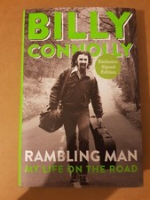 Billy Connolly SIGNED Rambling Man Exclusive Edition Hardback 